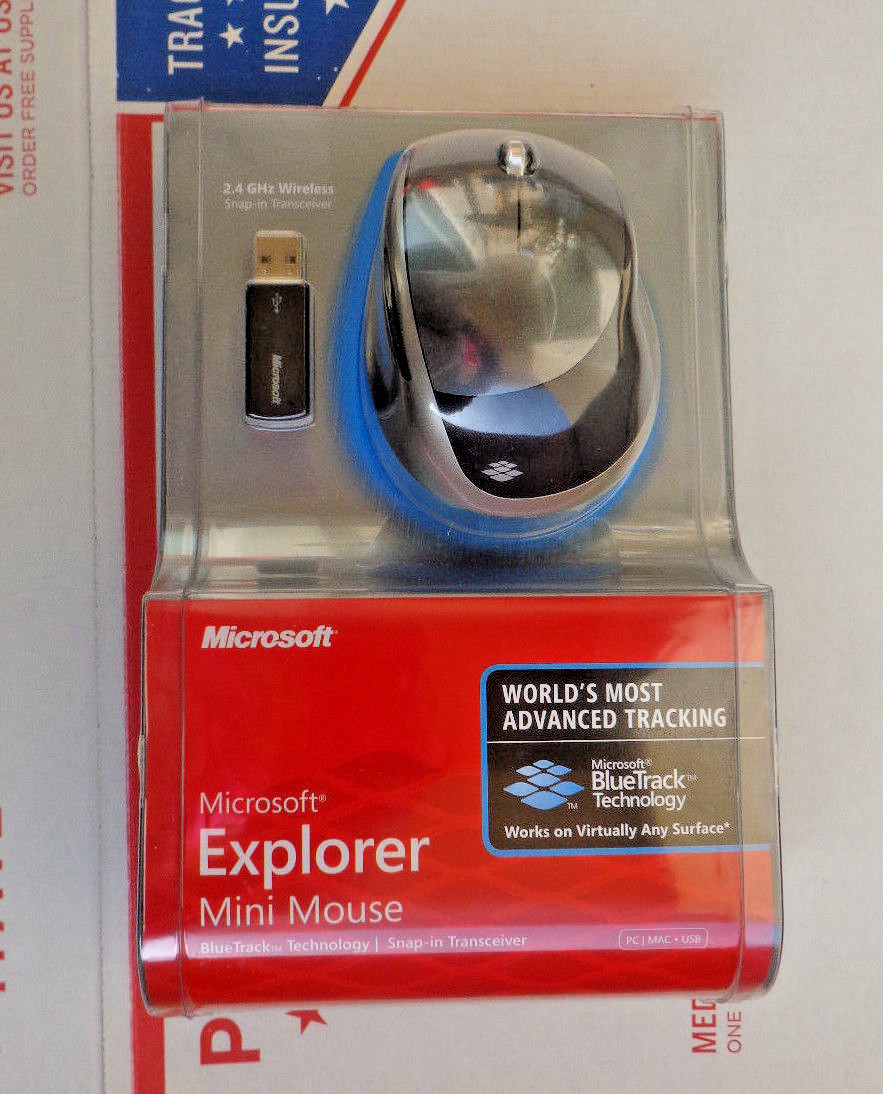 Microsoft Explorer Mini Mouse  (New Factory Sealed Retail Box)
