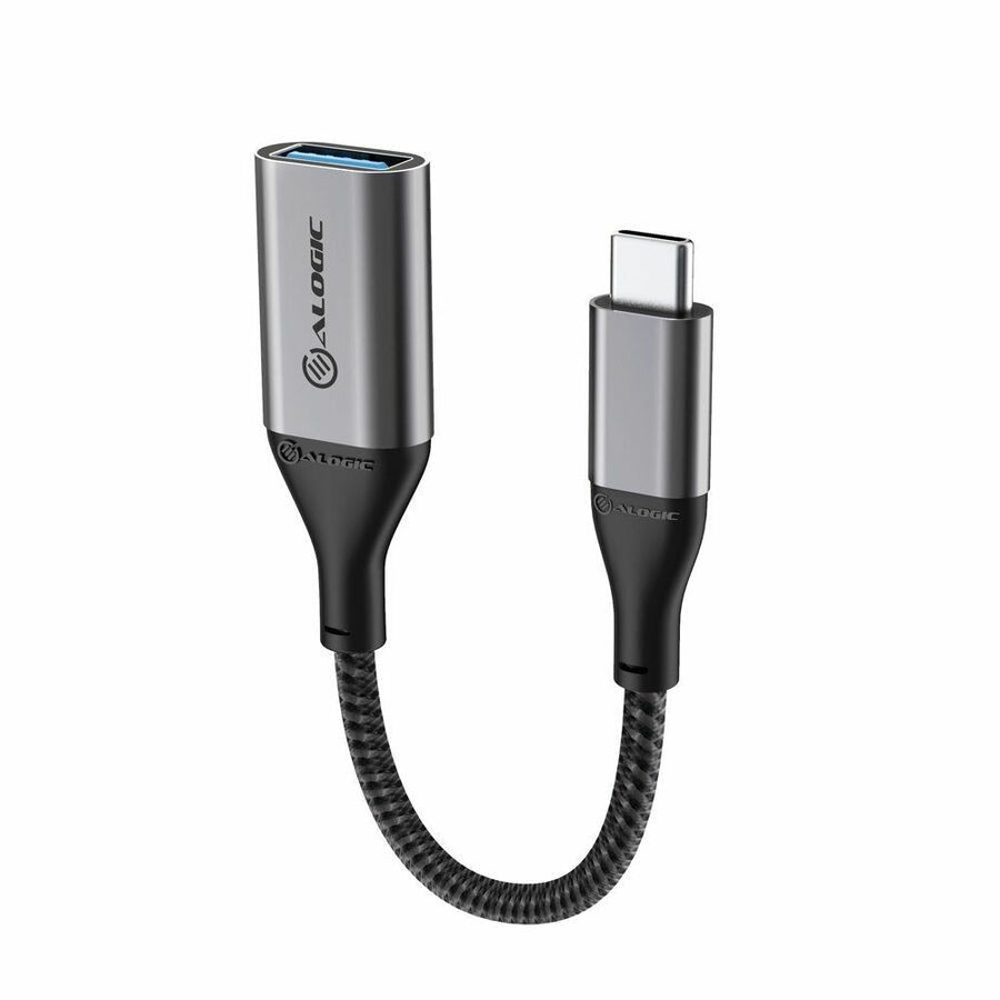 ALOGIC ULCAA-SGR Super Ultra Slim USB-C to USB-A Adapter Cable Space Gray