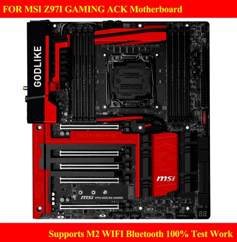 FOR MSI X99A GODLIKE GAMING Motherboard 2011-3 Overclocked DDR4 100% Test Work//