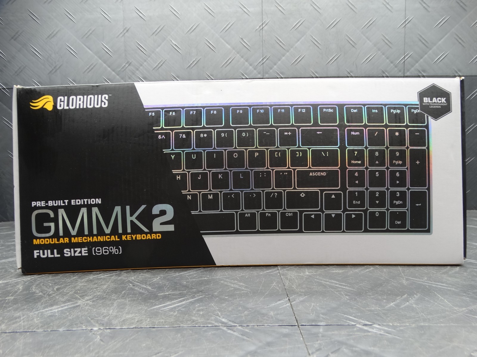 Glorious GMMK 2 Mechanical Keyboard 96% Full Size Hotswap Linear Black
