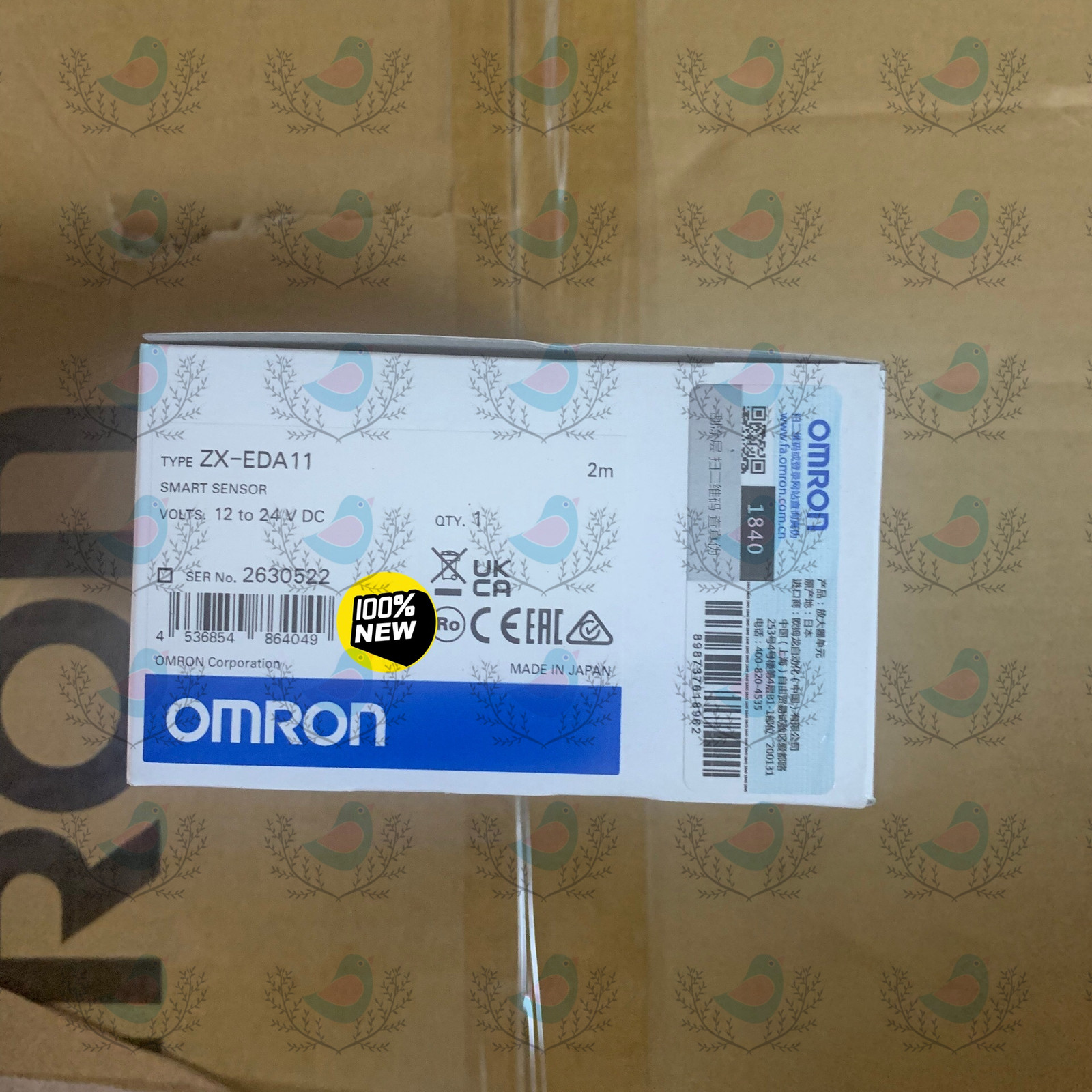 ZX-EDA11 OMRON Laser displacement sensor brand new Shipping DHL or FedEX