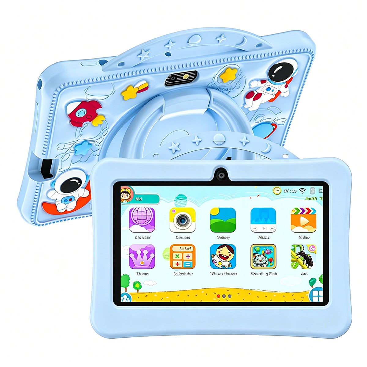 Kids Tablet Android 13 7in 8GB RAM 64GB ROM Gift for Boys Girls LearningTablet