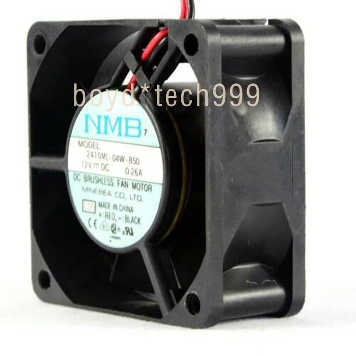 Chassis fan FAN For NMB-MAT 2410ML-04W-B50 NMB 6025 6CM 12V 0.26A