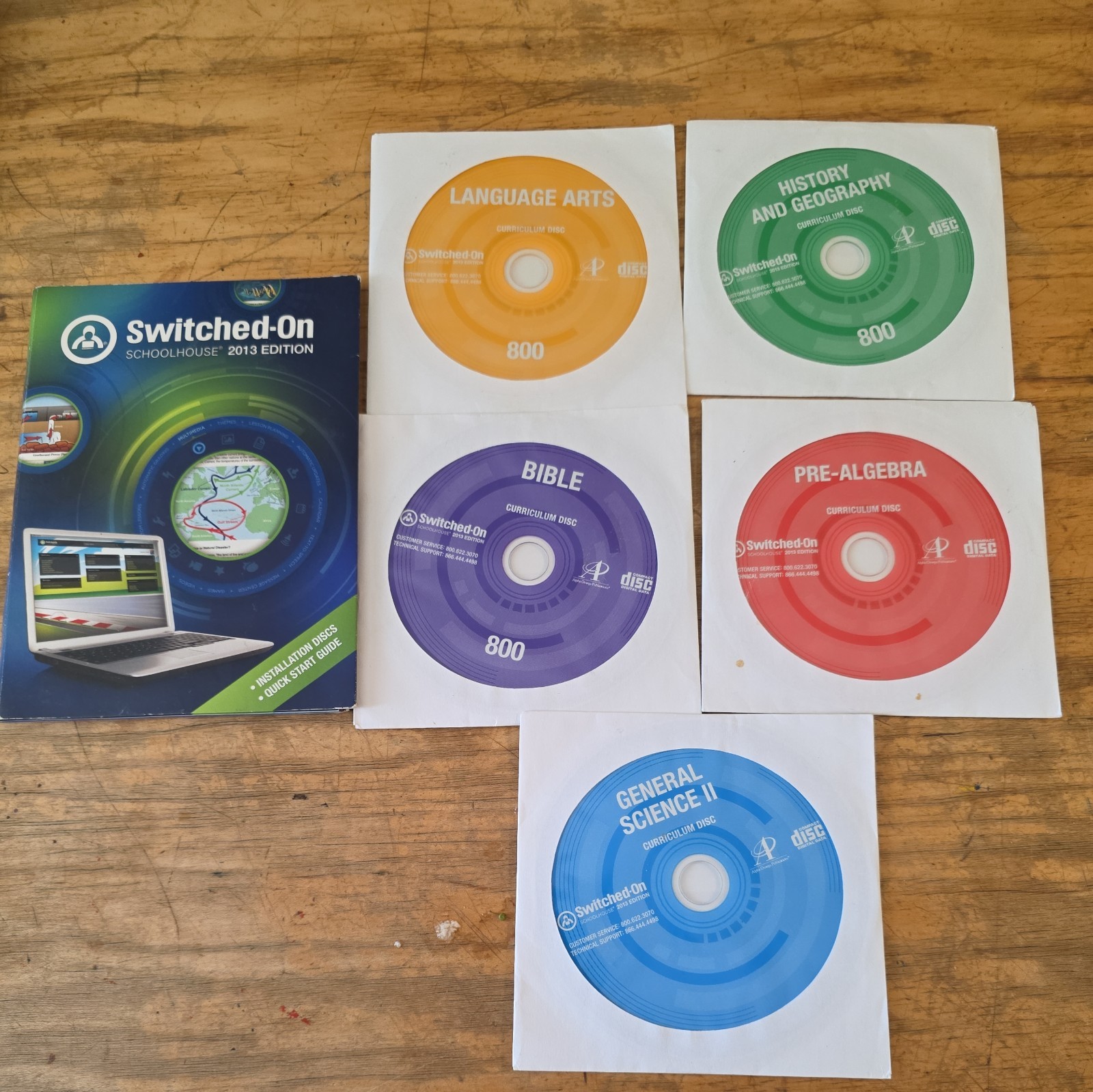 Switched On Schoolhouse 8th Grade COMPLETE 2013 Homeschool AOP Monarch SOS