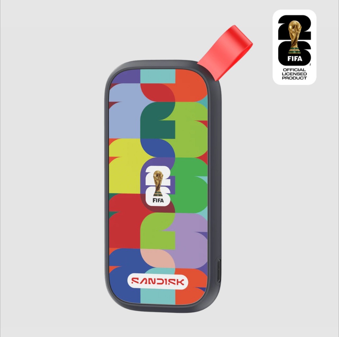 SANDISK PORTABLE SSD: FIFA WORLD CUP 2026 EDITION 1TB Brand New 