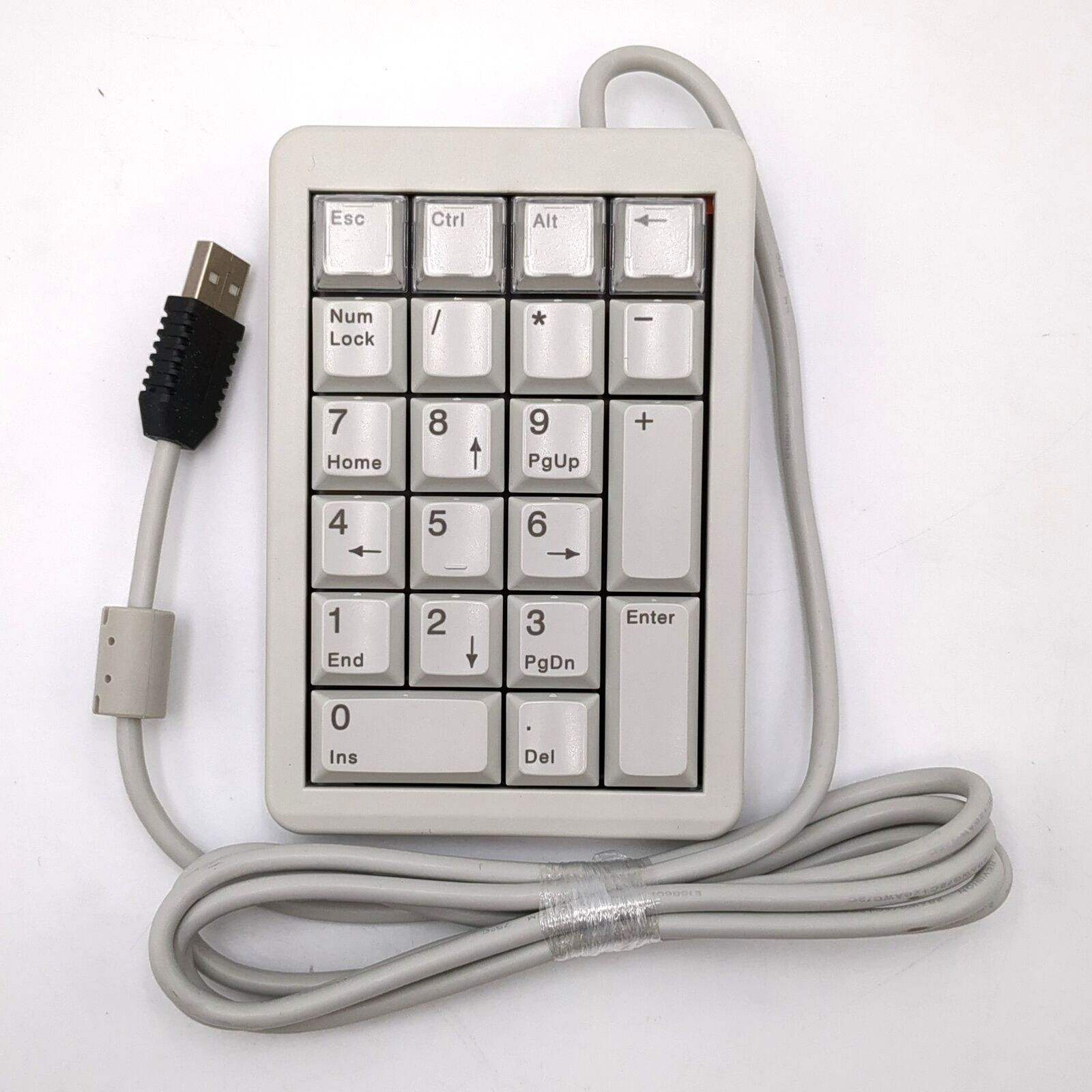 Cherry G84-4700 Mechanical Tactile Programmable White KeyPad G84-4700LUCUS-0