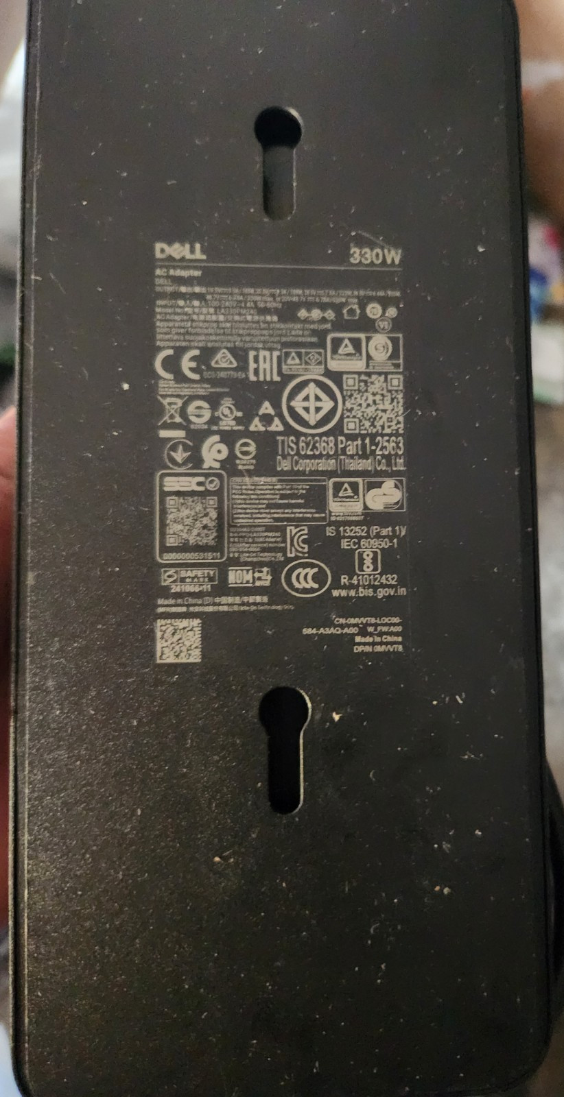 ORIGINAL  Dell 330W AC Adapter MODEL : LA330PM240
