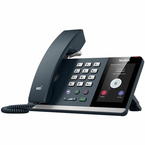 Yealink MP54 E2 IP Phone - Corded - Corded/Cordless - Bluetooth, Wi-Fi - Wall Mo