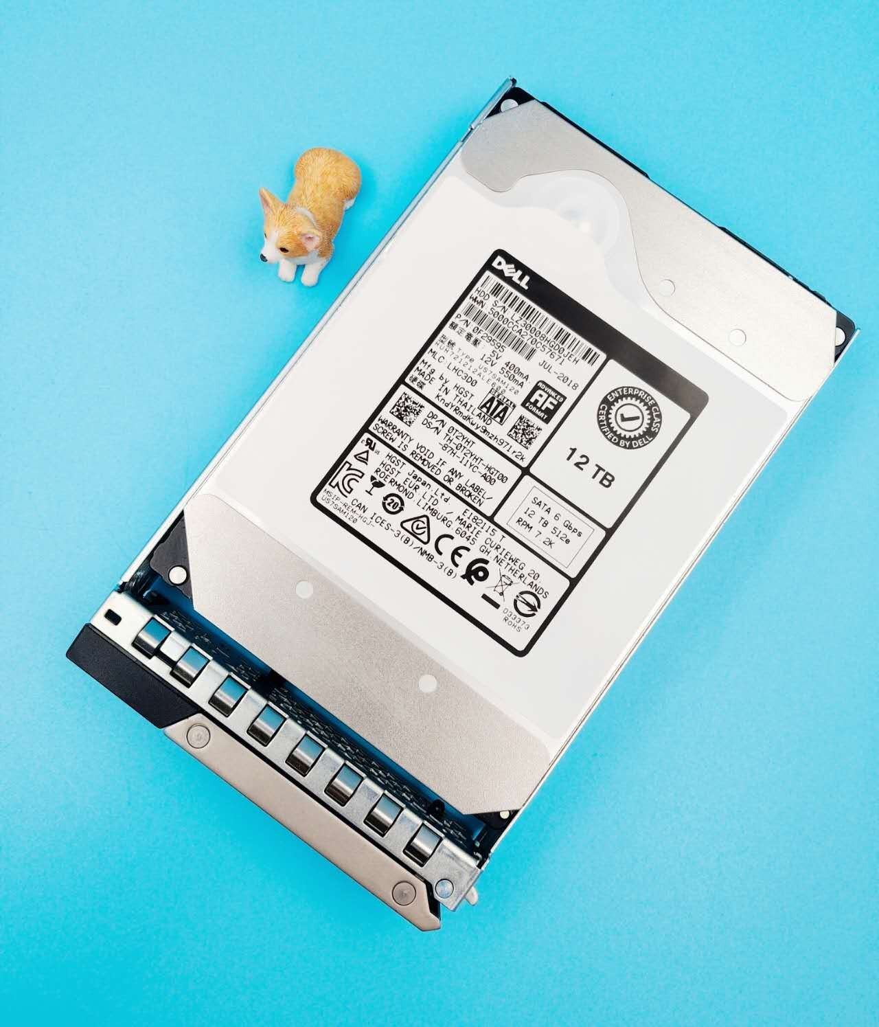 T2YHT HUH721212ALE600 DELL 12TB 7.2K 6G 3.5" SATA 512E ENTERPRISE HARD DRIVE