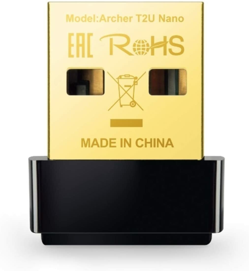 TP-Link Mini - AC600 USB 2.0 Wifi Adapter (Archer T2U Nano) (Refurbished))