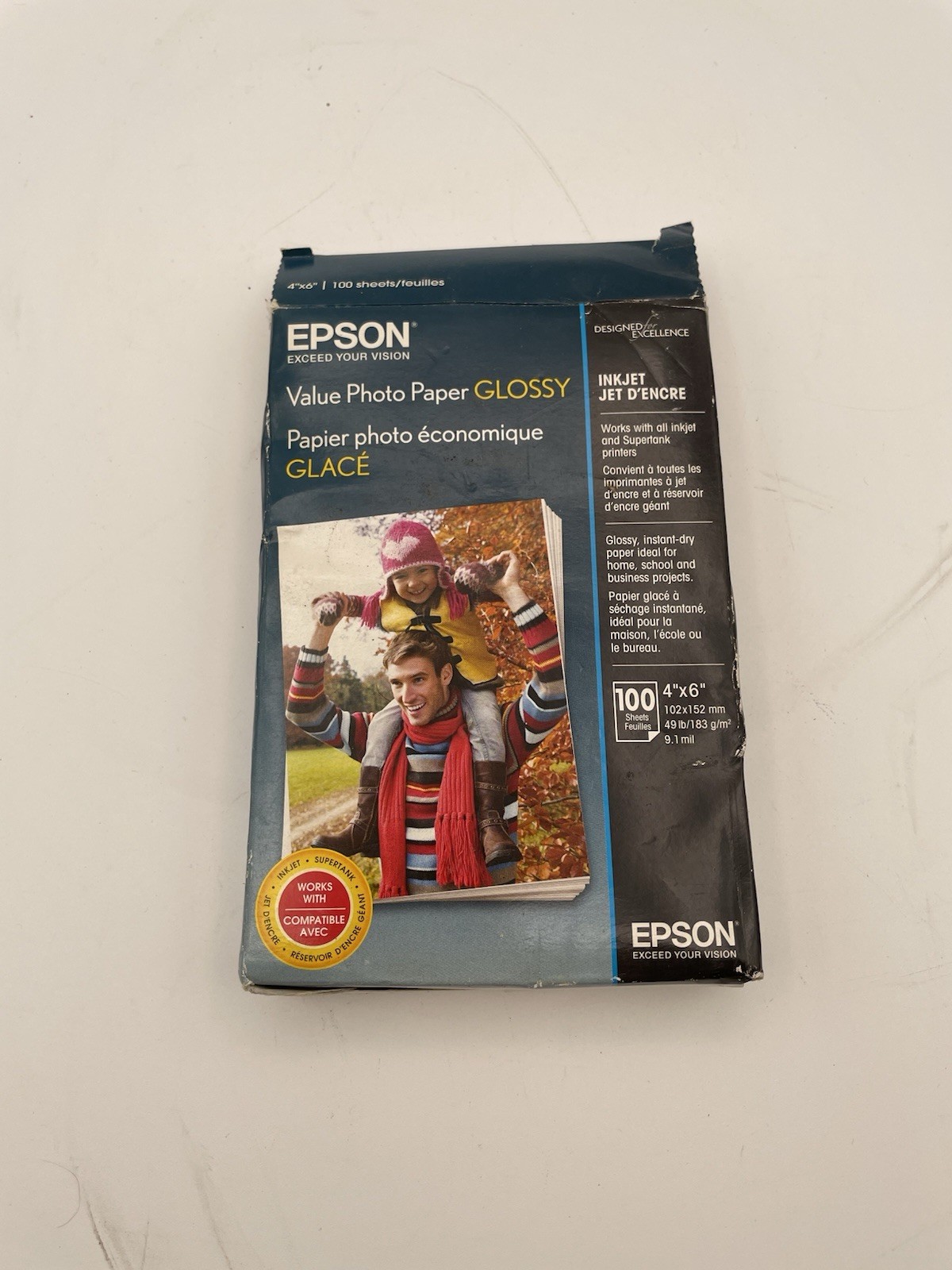 Epson Value Photo Paper Glossy 100 Sheets 4x6" S400034