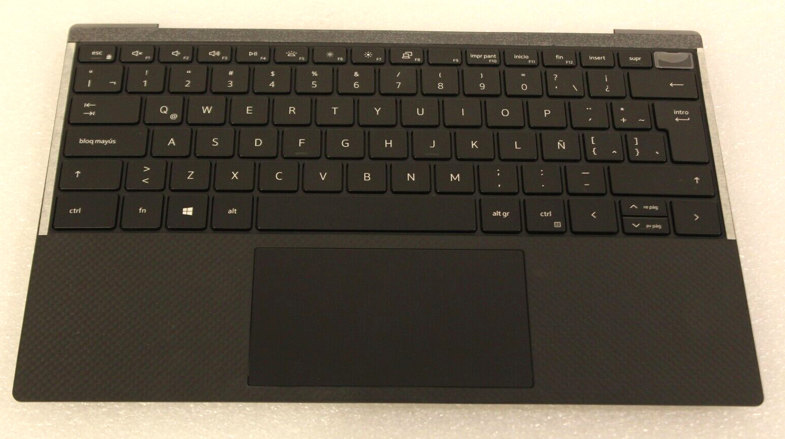 NNKWG 1YN9Y Dell XPS 9300/9310 Palmrest/Touchpad+Spanish Backlit Keyboard NEW~