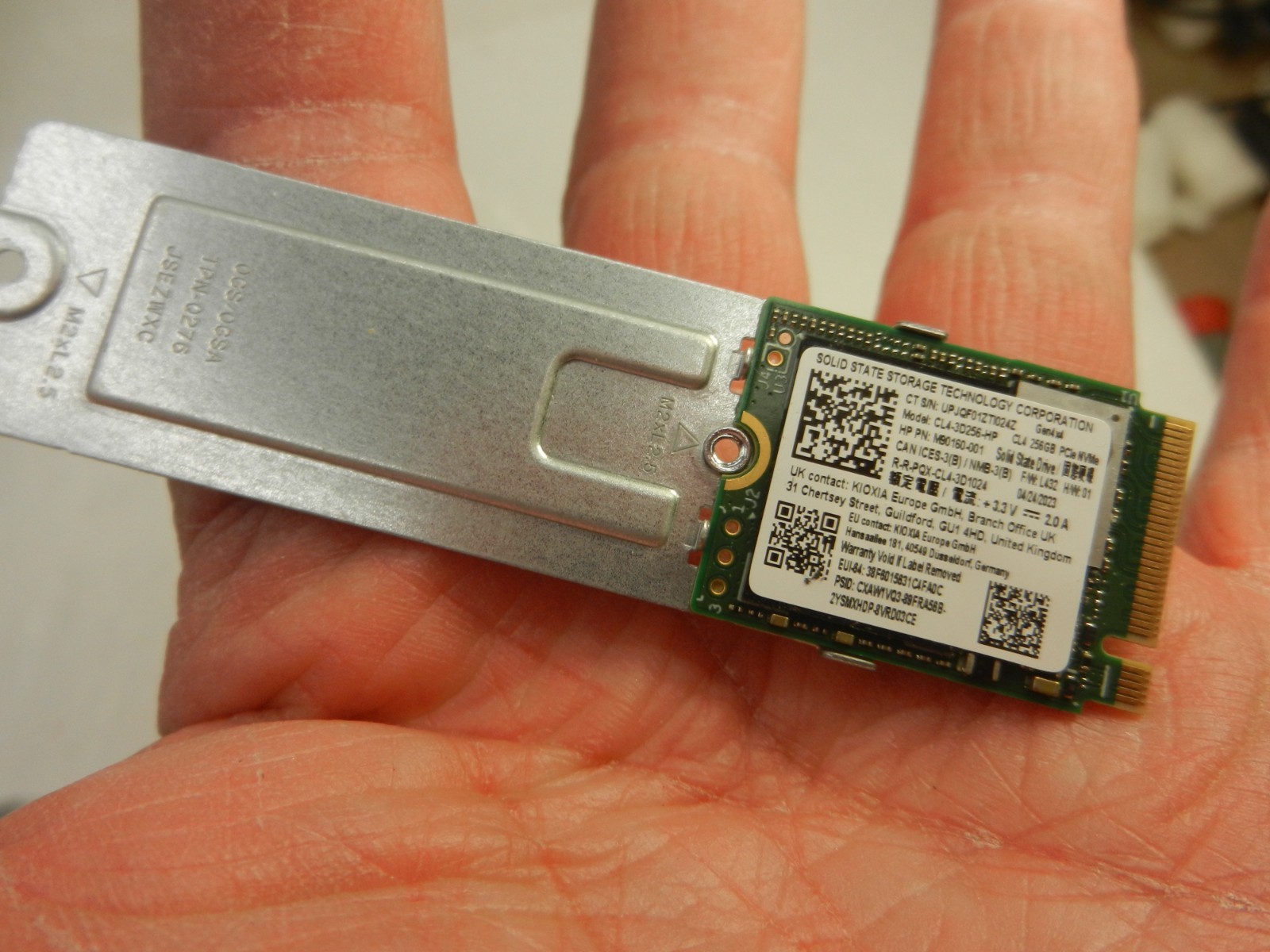 Gen4 SSSTC SSD 256GB CL4-3D256-HP NVMe PCIe Solid State Drive - HP M90160-001