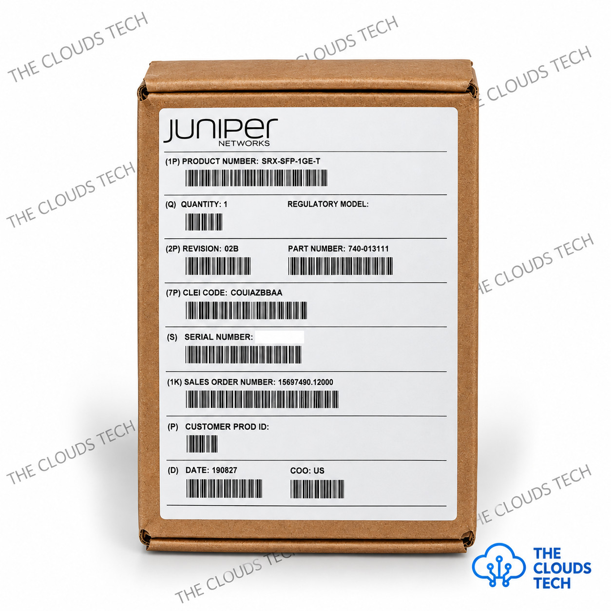 Factory Sealed Packaging Juniper SRX-SFP-1GE-T 1Gb SFP RJ45 Copper Transceiver -