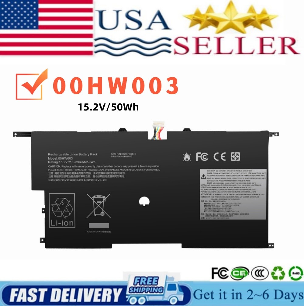 00HW002 00HW003 Battery For LENOVO THINKPAD X1 CARBON Gen 3 2015 Gen 2 2014