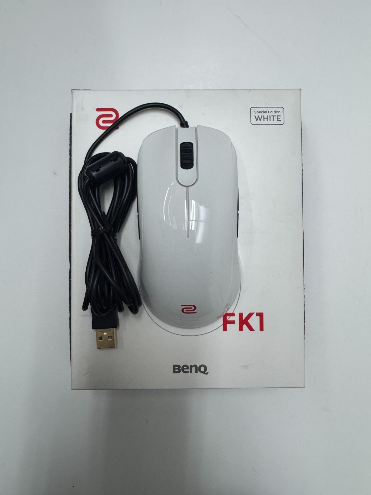 BenQ ZOWIE FK1 Mouse for Esports White Special Edition