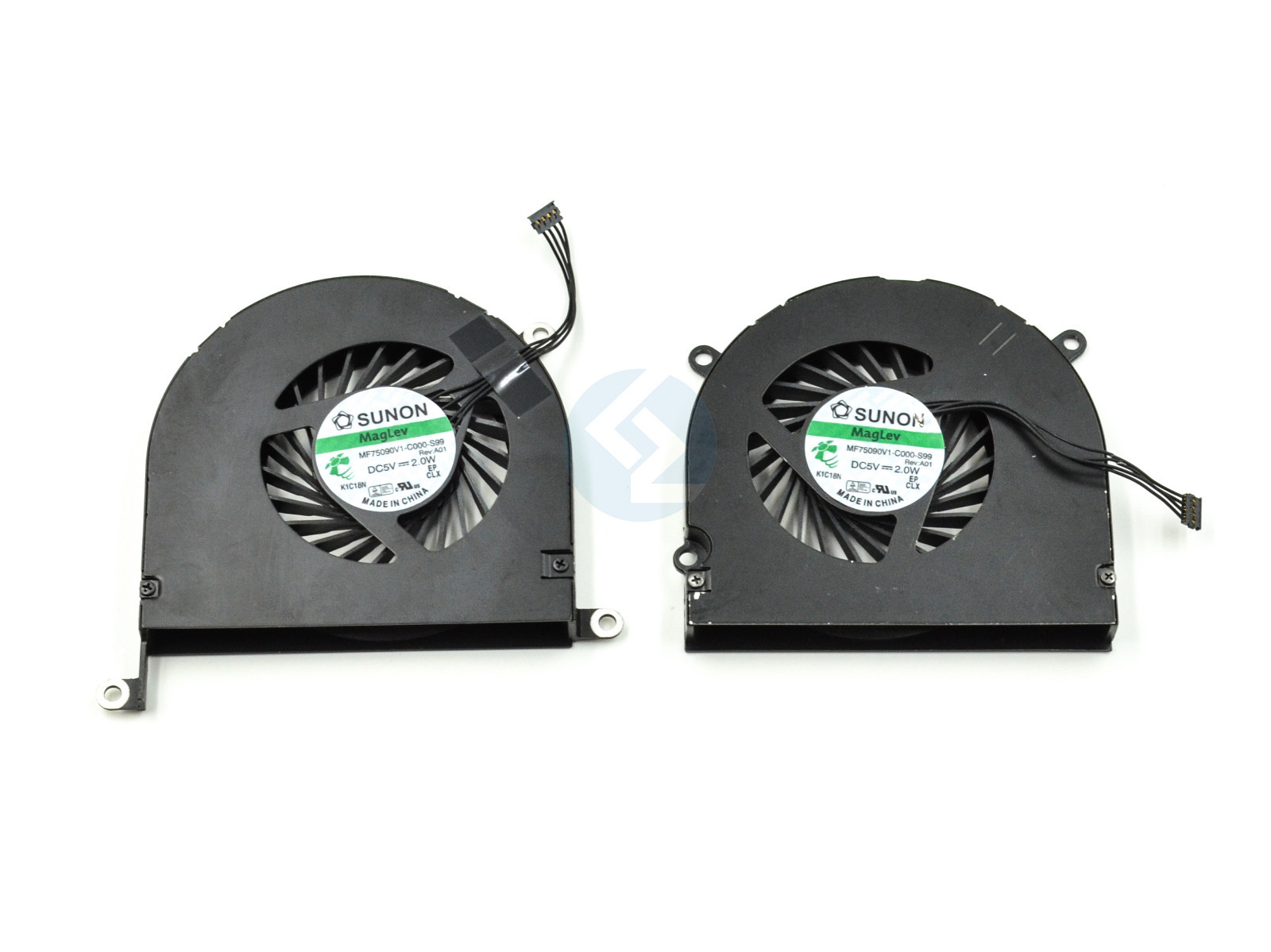 NEW Left and Right Cooling Fans for Apple MacBook Pro 17" Unibody A1297