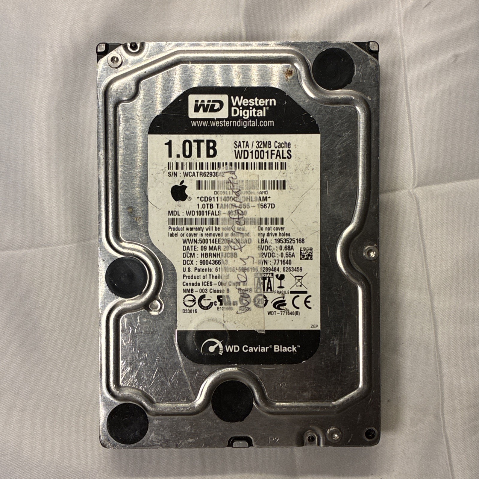 Western Digital Caviar Black 1000GB Internal 7200RPM 3.5" (WD1001FALS) HDD