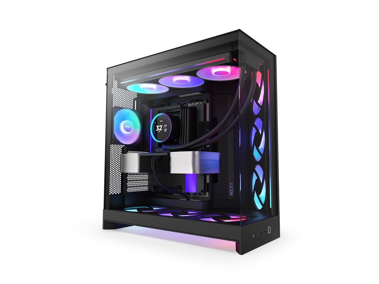 NZXT Large Dual-Chamber Mid-Tower ATX Airflow Case (cm-h92fb-p1) (cmh92fbp1)