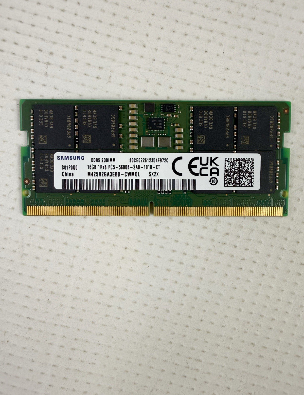 Samsung 16GB DDR5 SO-DIMM PC5-5600 RAM | M425R2GA3EB0-CWMOL