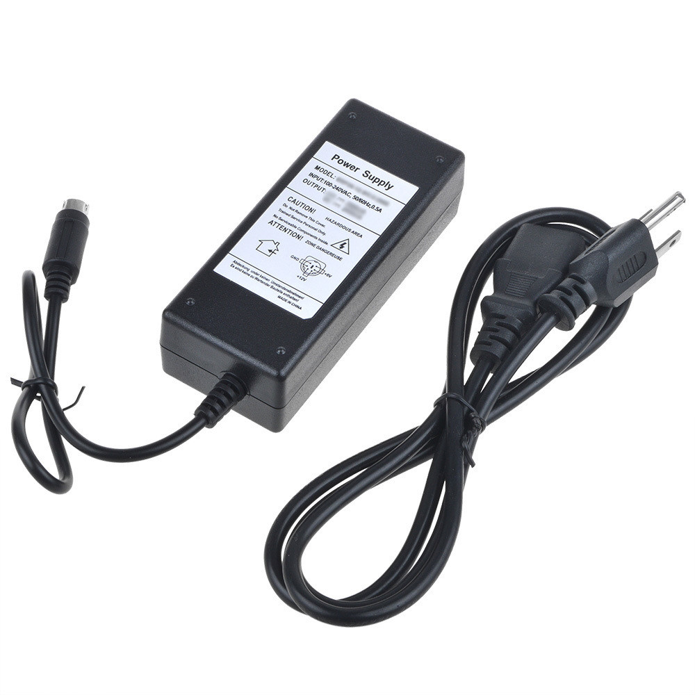 6 Pin 12V + 5V AC Adapter For HDD Enclosure Case Power Supply Cord Charger Mains
