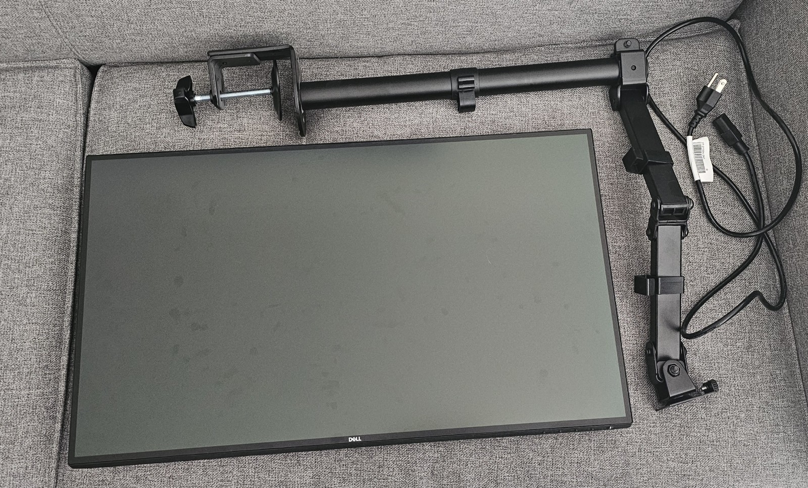 Used Dell U2720QM 27-Inch UltraSharp 4K UHD, *WITHOUT* Stand, *WITH* VESA Mount