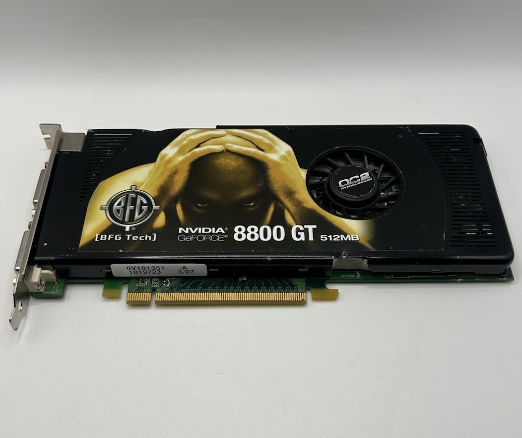 BFG NVIDIA GeForce 8800 GT 512MB GDDR3 GPU - Great Condition Pulled Working