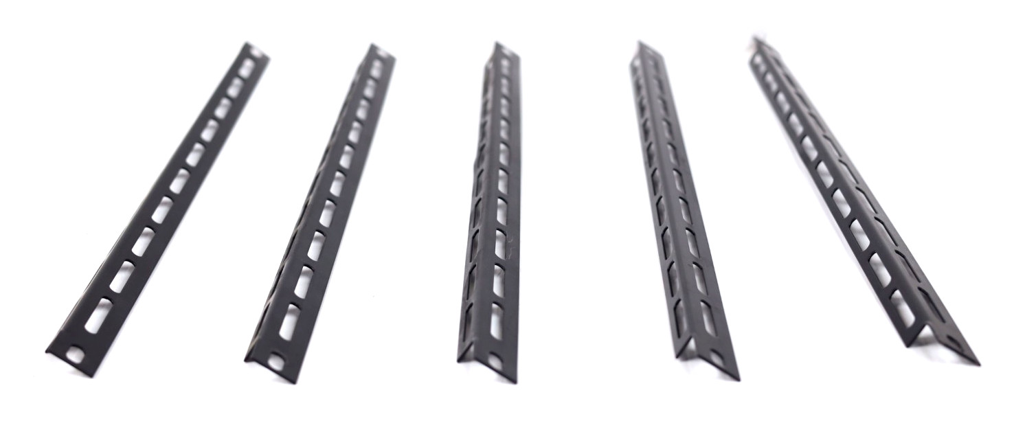 Strong AV SR-LACEBAR-H Rack Horizontal Lacing L Bar, Steel, 5-Pack, Black w499