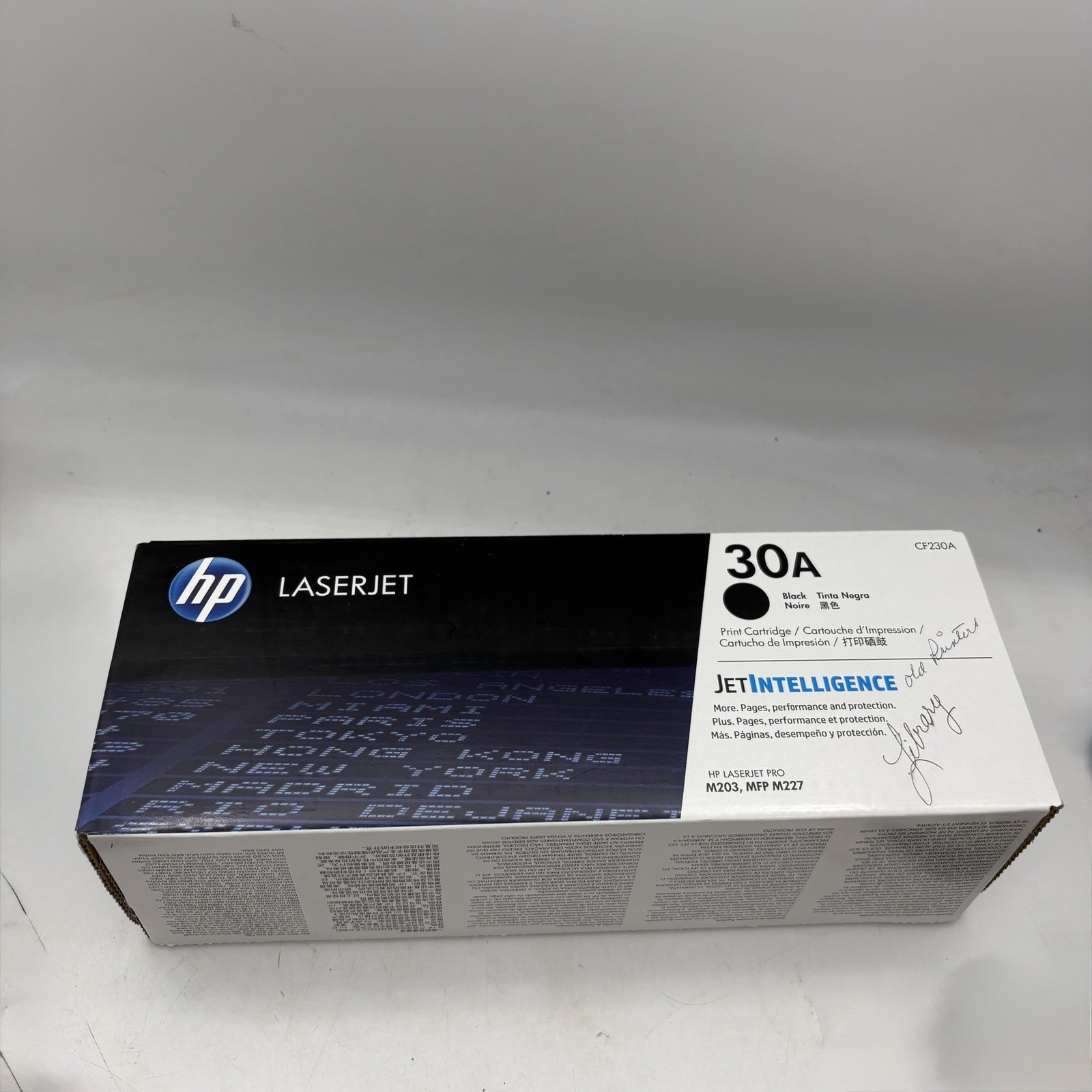 HP LaserJet 30A CF230A Black Toner Cartridge Genuine OEM Sealed Box - Brand New