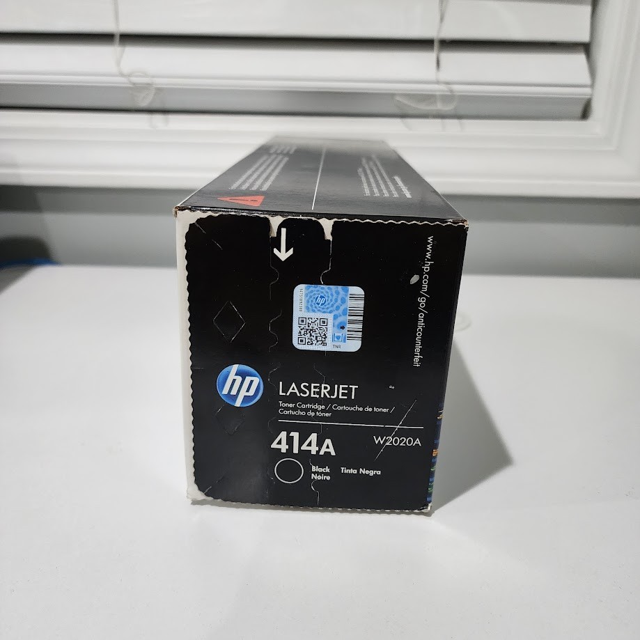 HP Genuine 414A Black Toner Cartridge W2020A Sealed