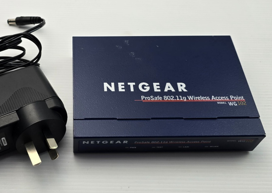 Netgear WG102 Integrated Power ProSafe 802.11g 108 Mbps Wireless Access Point