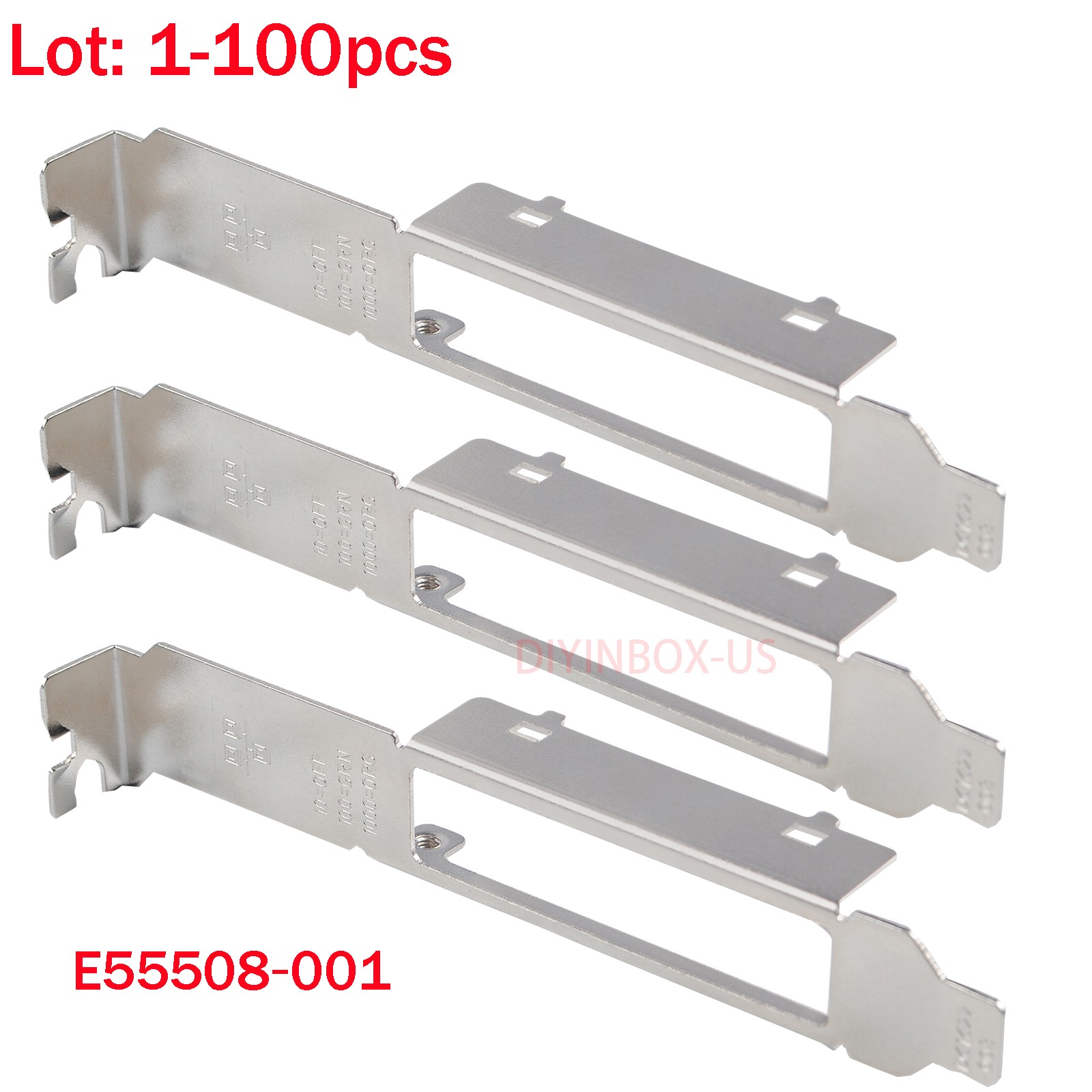 Lot E55508-001 Half Heigh Bracket Lowl Profile For Intel I340-T4 i350-T4 X710-T4