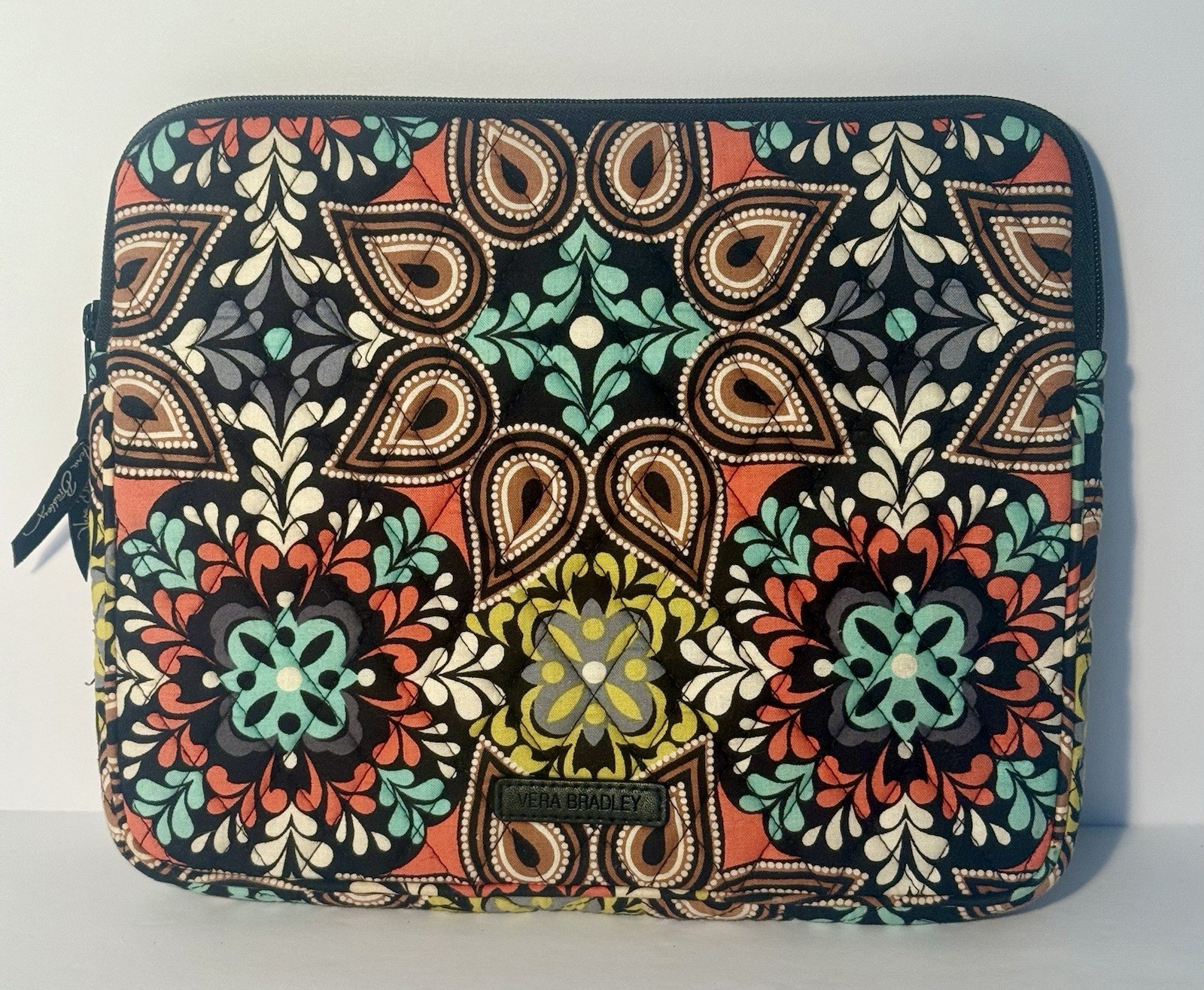 Vera Bradley Sierra Tablet e-Reader Sleeve Quilted Zipper Case