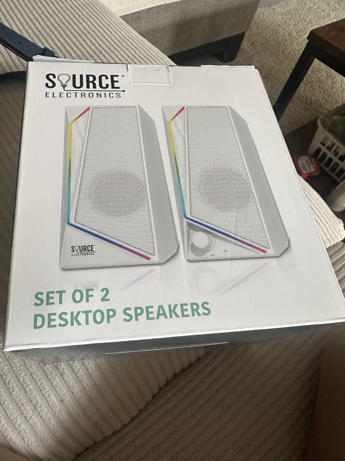 Desktop Speakers Set Of 2, Source Electronic , New, Sealed In Box