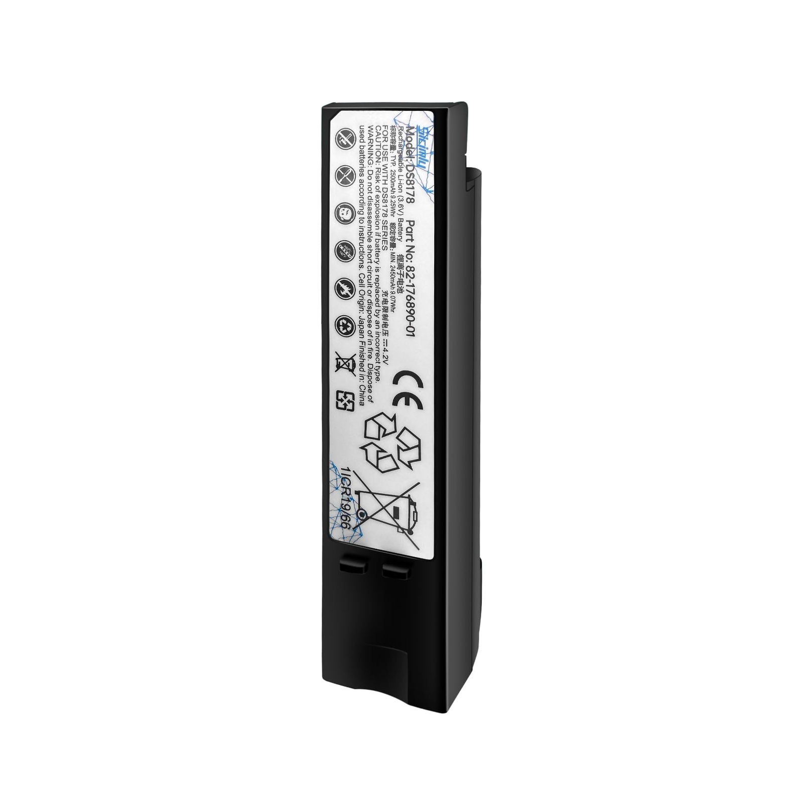 82-176890-01 Replacement Battery for Zebra DS8100 DS8178 DS8170 Series Barcod...