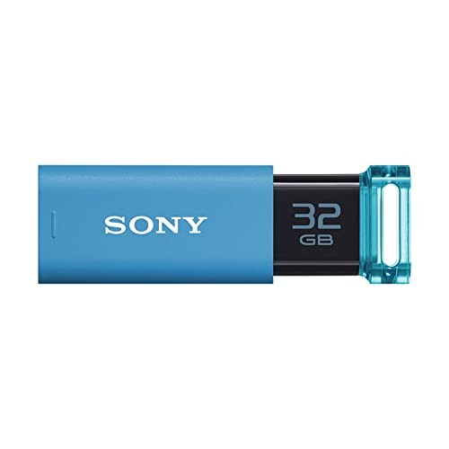 Sony USM32GU L 32GB USB 3.1 Flash Drive Blue Capless Genuine Japan