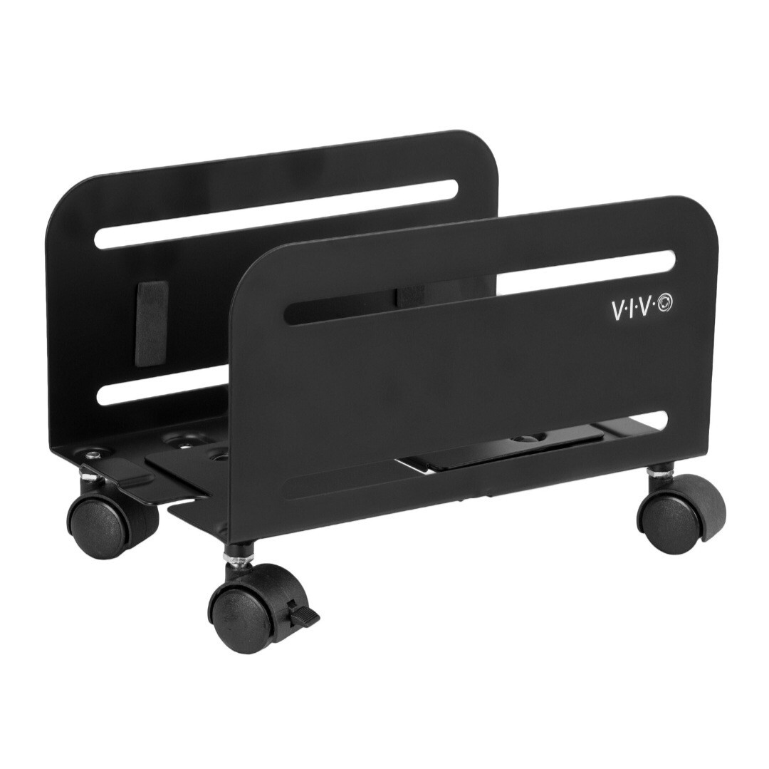 New V•I•V•O Black CPU Cart, CART-PC01 