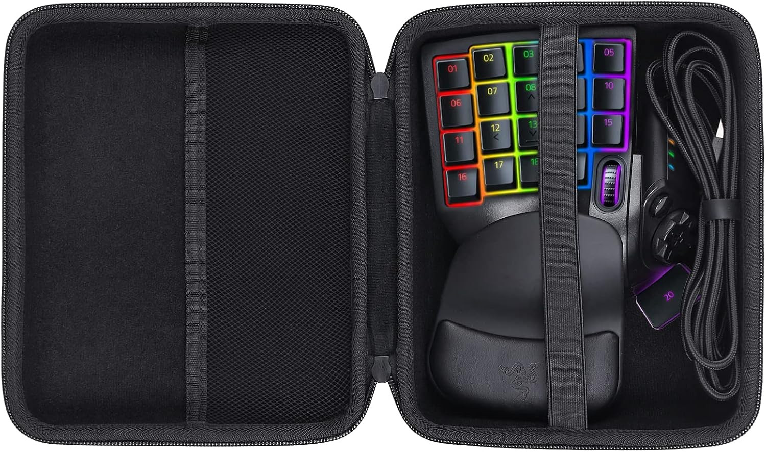 Hard Travel Case for Razer Tartarus Pro V2 Gaming Keypad