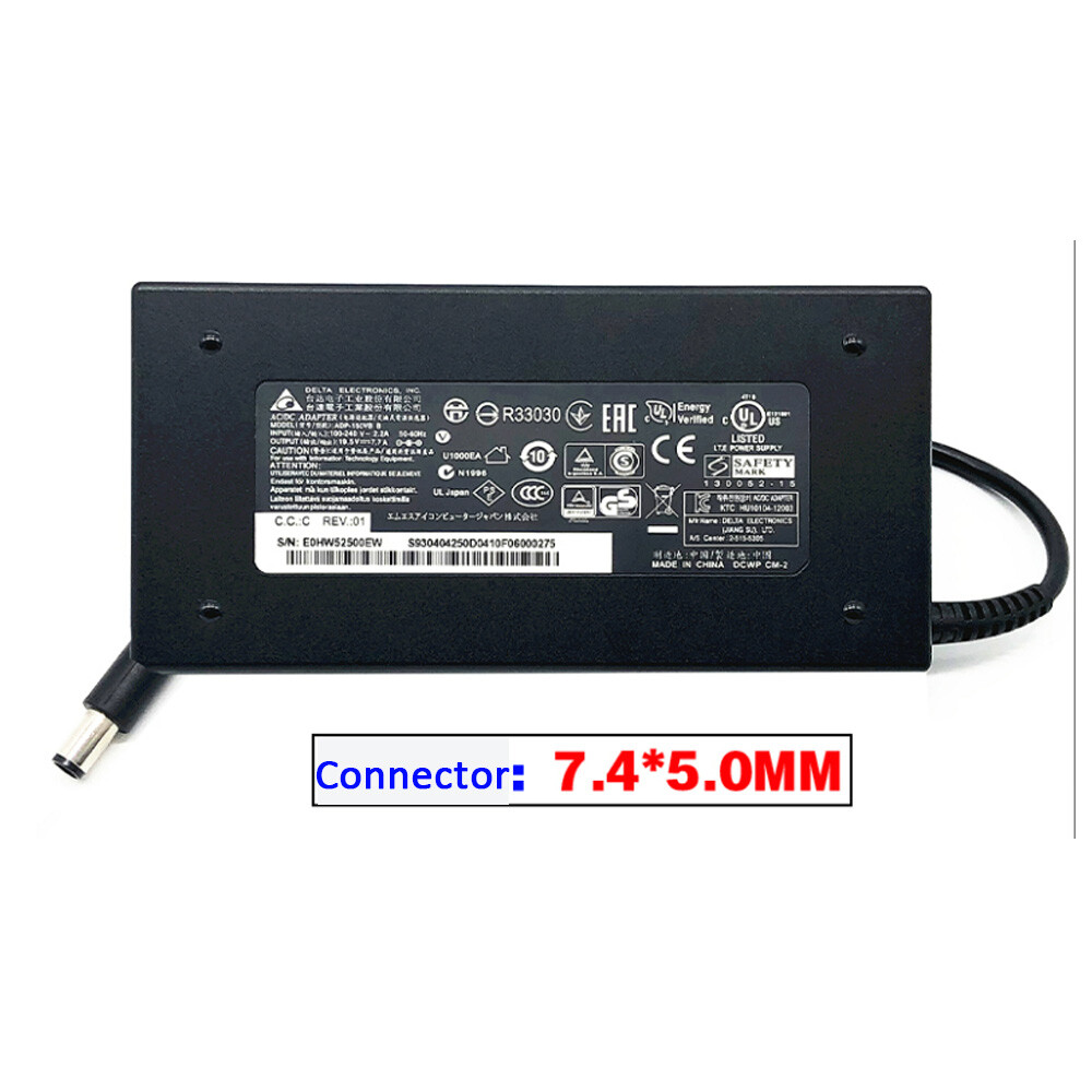 MSI Laptop 150W AC Charger OEM Genuine Delta 19.5V 7.7A 7.4mm ADP-150VB B
