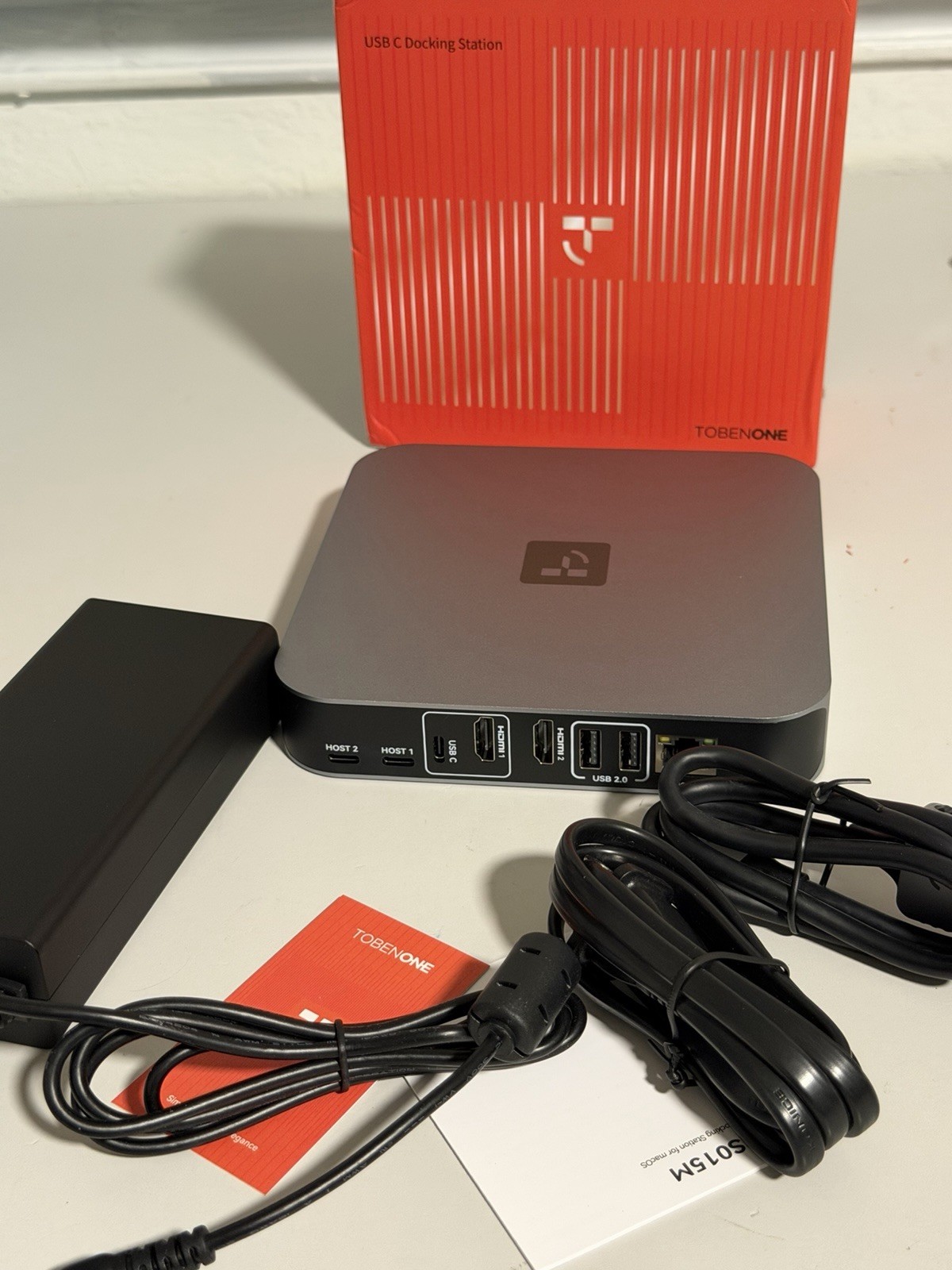 TobenONE 18-in-2 Docking Station Dual 4K Monitor for MacBook M5/M4 Pro/Max