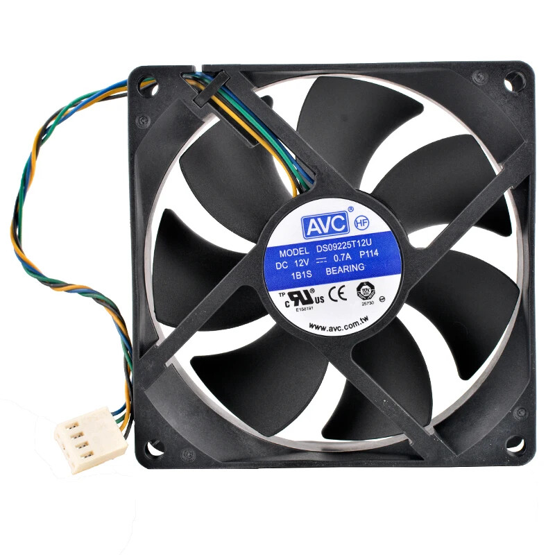 DS09225T12U 92mm 92x92x25mm DC12V 0.70A 4pin High speed axial flow cooling fan