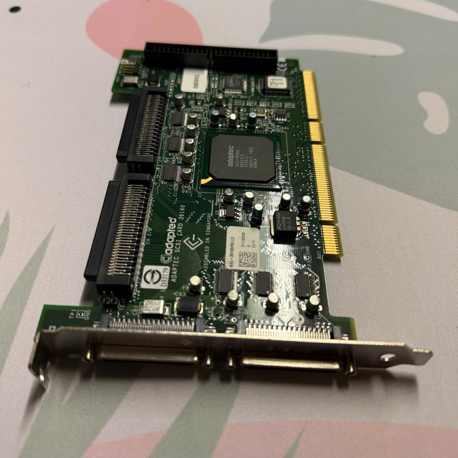 Adaptec PowerDomain 39160 Ultra160 SCSI PCI Dual Channel Controller Card