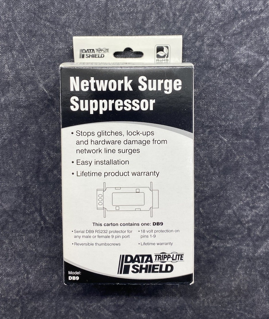 Tripp-Lite Network Surge Suppressor DB9 Data Shield ￼