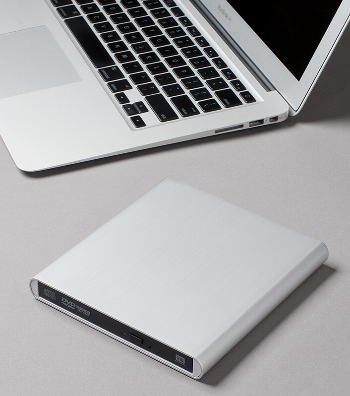 Archgon Aluminum External USB DVD CD Drive for Apple MacBook Air, Pro, iMac, PC