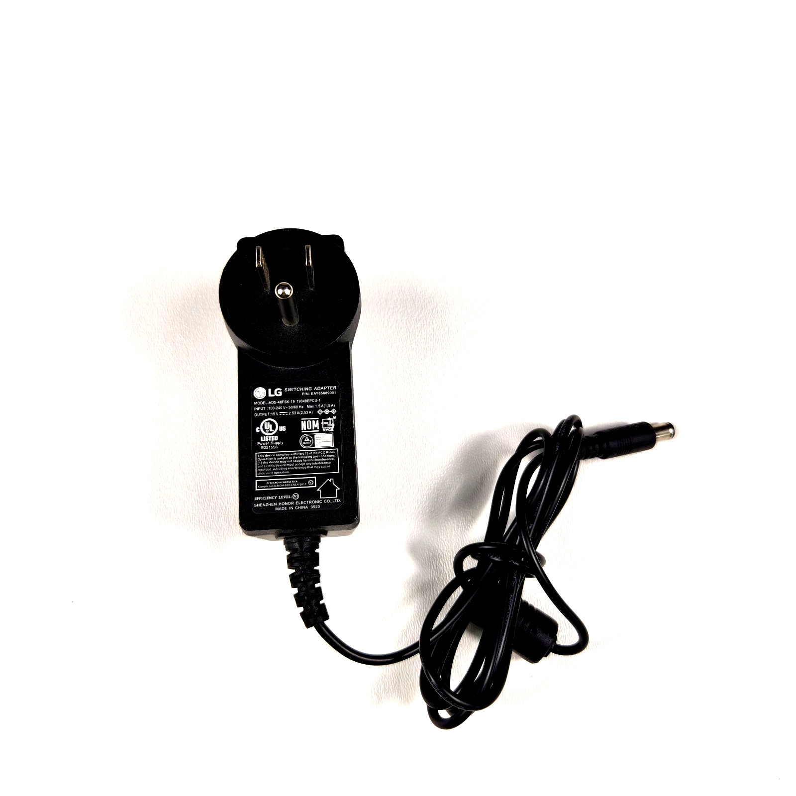 Genuine OEM LG Switching Power Adapter ADS-48FSk-19 Tested