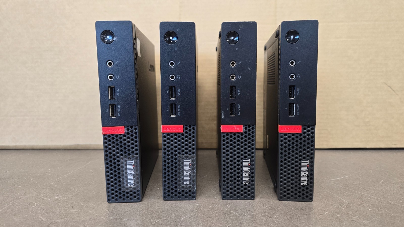(Lot of 2) Lenovo ThinkCentre M710q Tiny, i5-7400T 2.4 GHz, 8 GB RAM No HDD #21