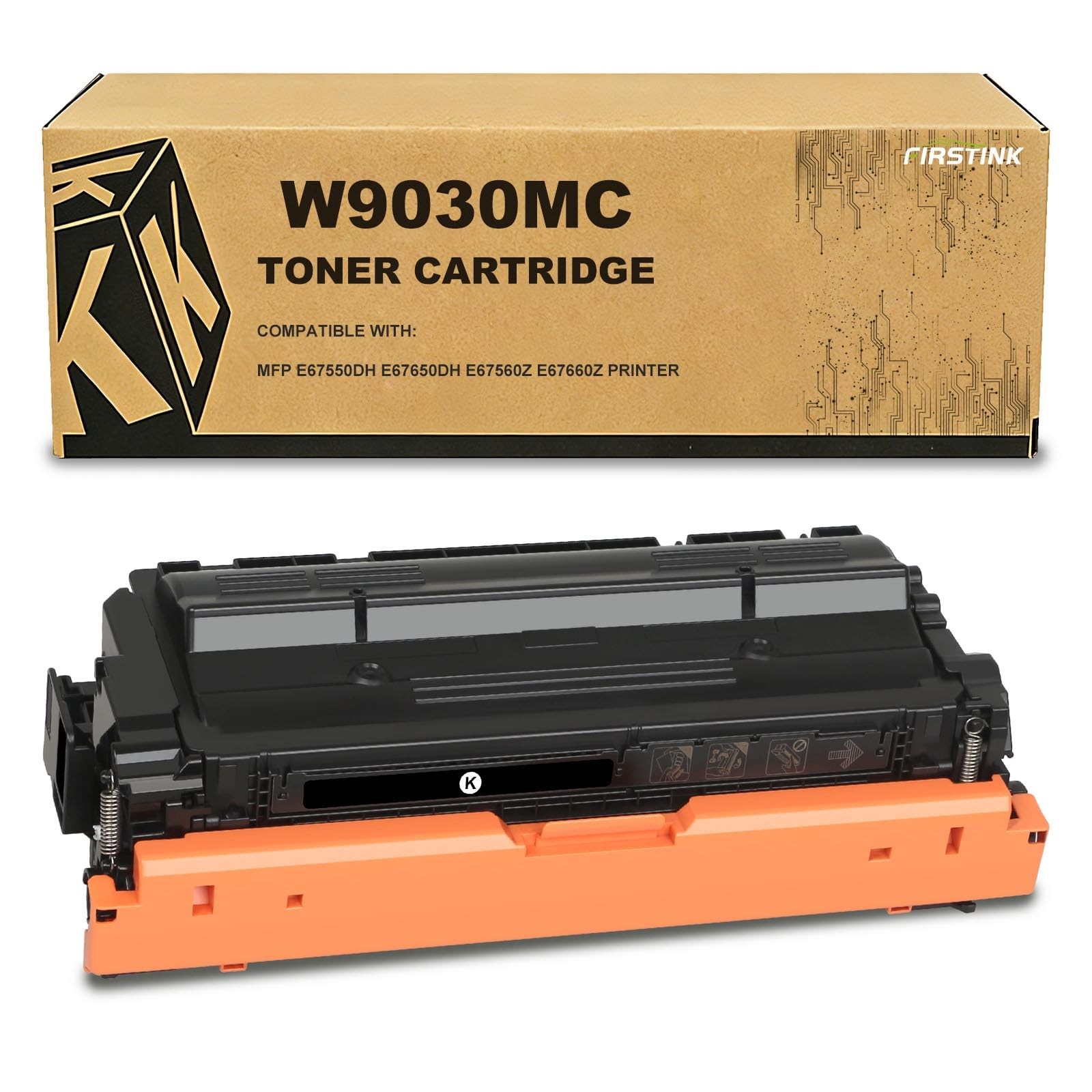 ROYOE High Yield W9030 W9030MC Black Toner Cartridge Replacement for MFP E67550