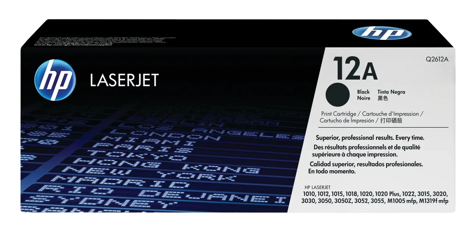 HP LaserJet 12A Q2612A Black Toner Cartridge OEM Genuine Sealed Box
