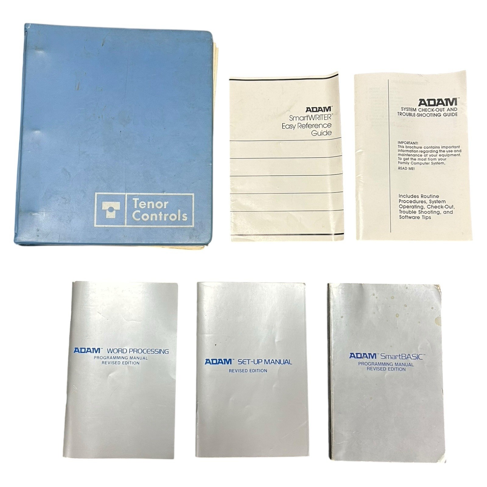 Coleco Adam Computer Set-Up Manual/Smartbasic/Word Processing/Set Up Manuals