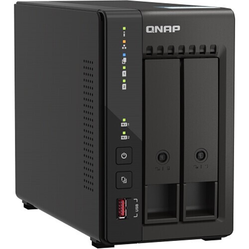 QNAP TS-253E 2-Bay NAS Enclosure 2 x 3.5" / 2.5" SATA III Drive Bays 2x M.2 2280